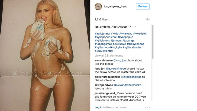 Sambut 2017 Kylie Jenner Pamer Tubuh Seksi di Kalender Tahun Baru