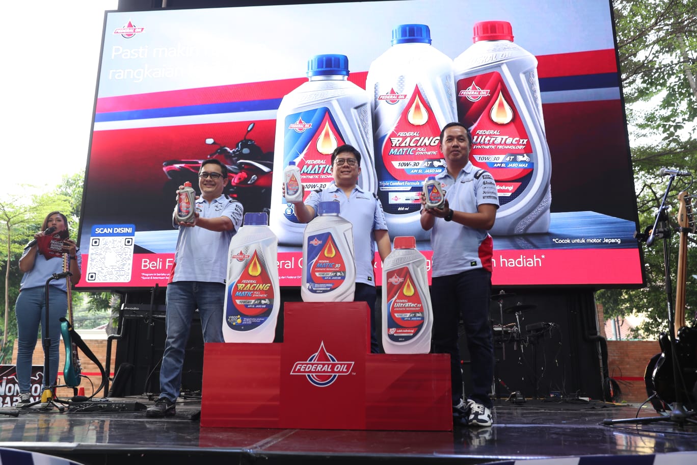 Federal Oil™ melengkapi rangkaian produknya dengan meluncurkan pelumas berteknologi synthetic Federal Matic 10W-30 0,65L dan Federal Racing Matic 10W-30 0,8L